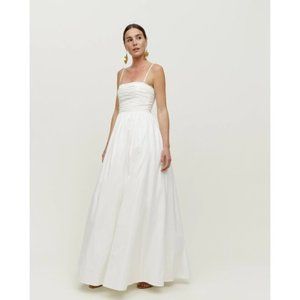 Reformation Kastoria Ivory Dress Size 6 (NWT)